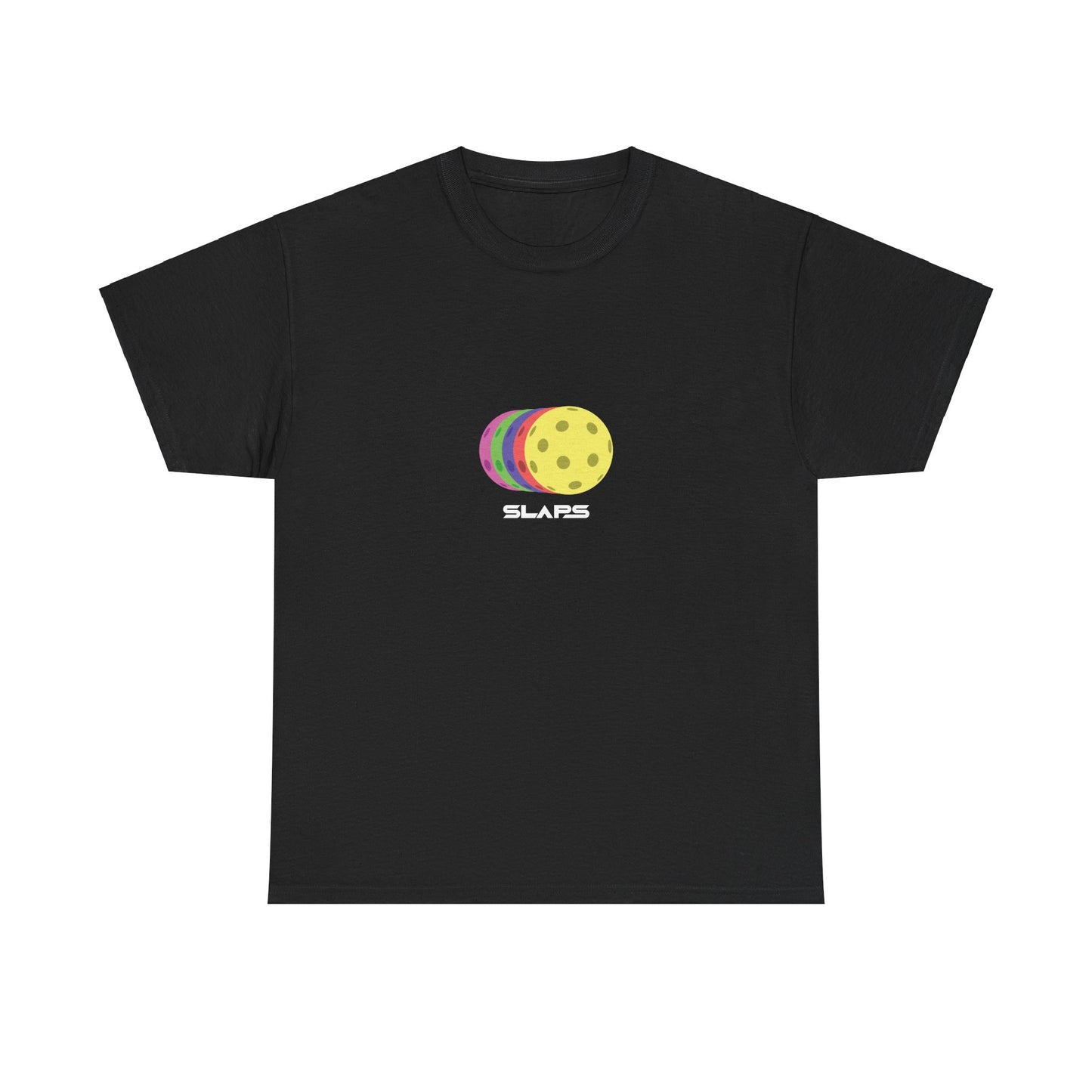 SLAPS Multi-color | Unisex Heavy Cotton Tee - Slaps Pickleball