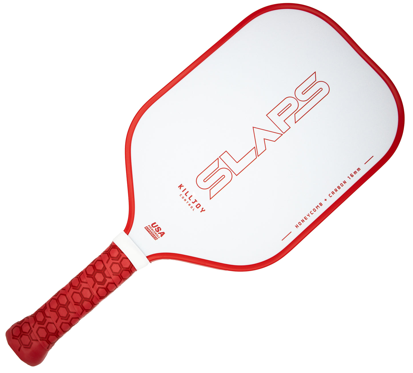 SLAPS Killjoy - Red Mist Colorway | Premium Carbon Fiber Pickleball Paddle - Slaps Pickleball